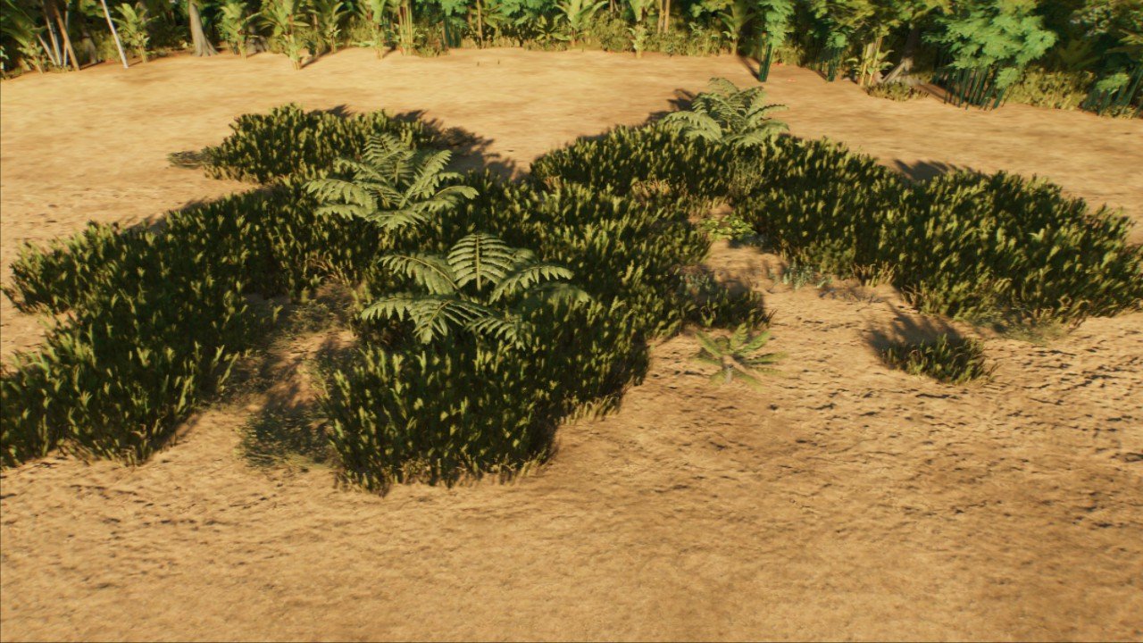 Tall grass decoration