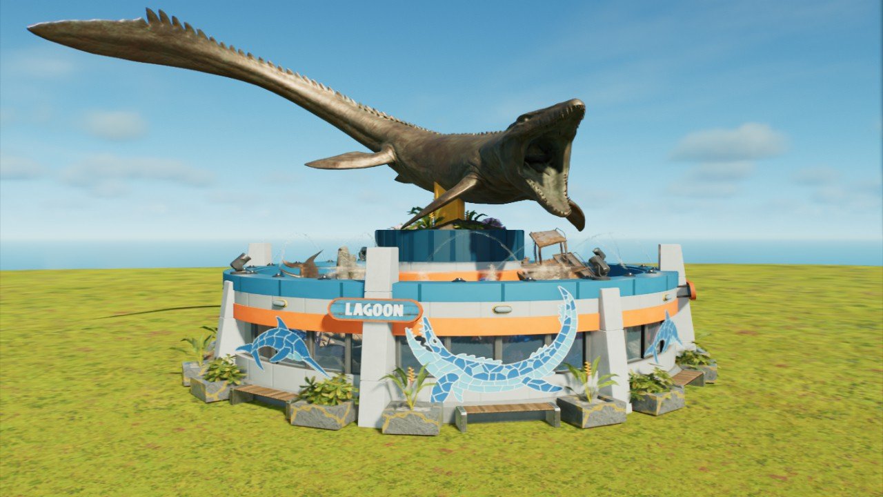 LtChompskie Mosasaurus centerpiece - Workshop - Jurassic World Evolution 3