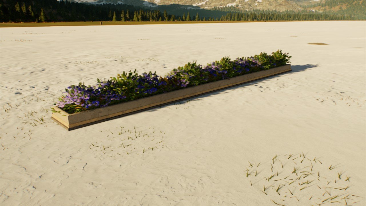 Simple sandstone planter