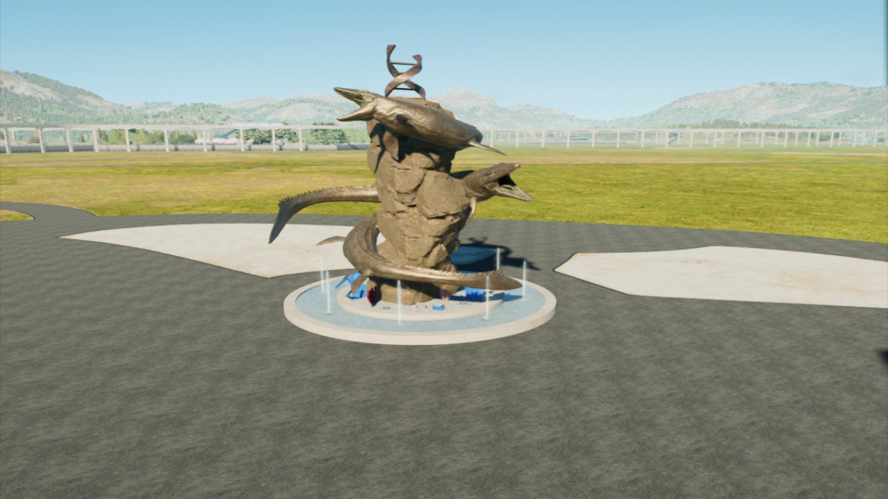 mosasaurus statue - Workshop - Jurassic World Evolution 3