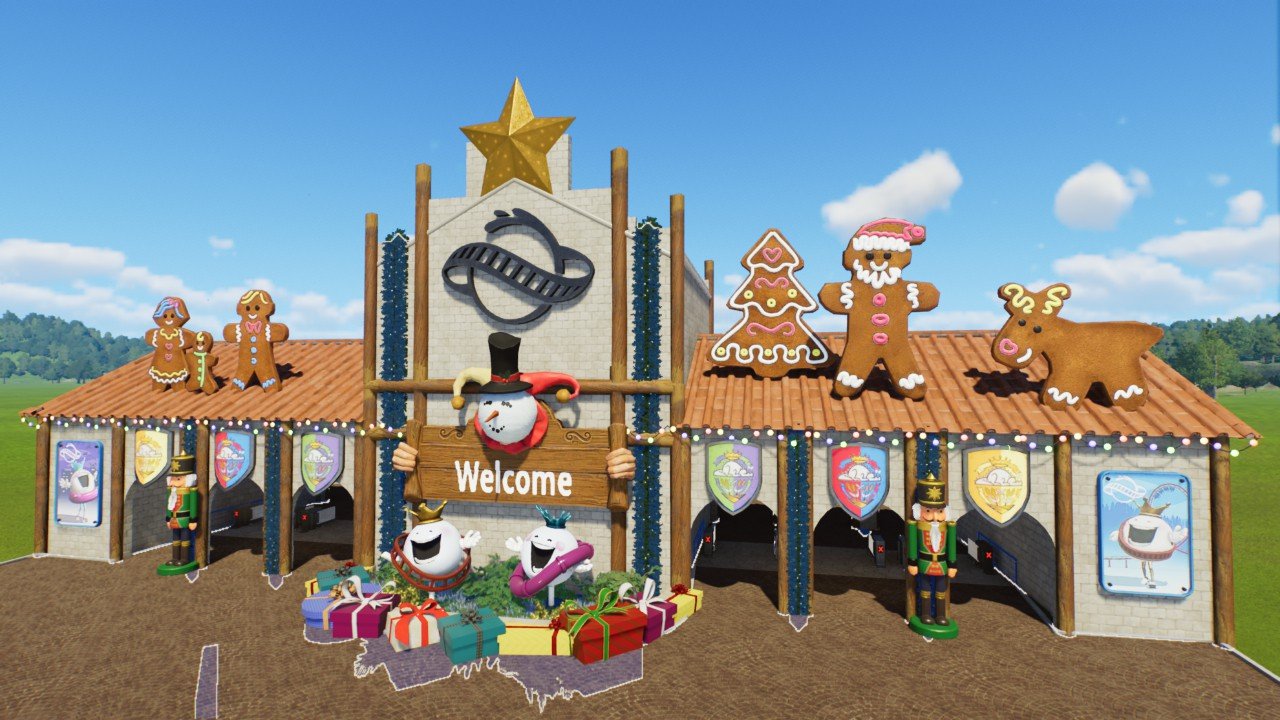 Park Entrance Festive