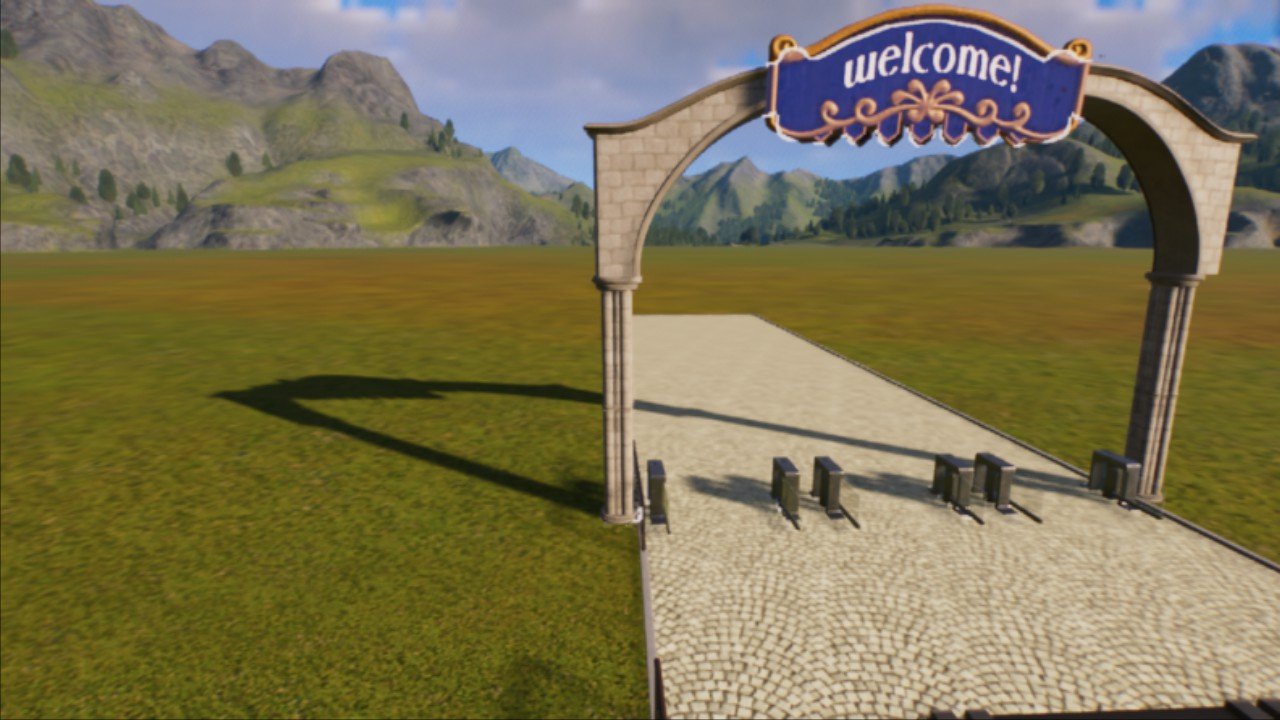 faiytale entrance simple