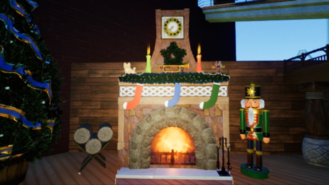Festive Fireplace