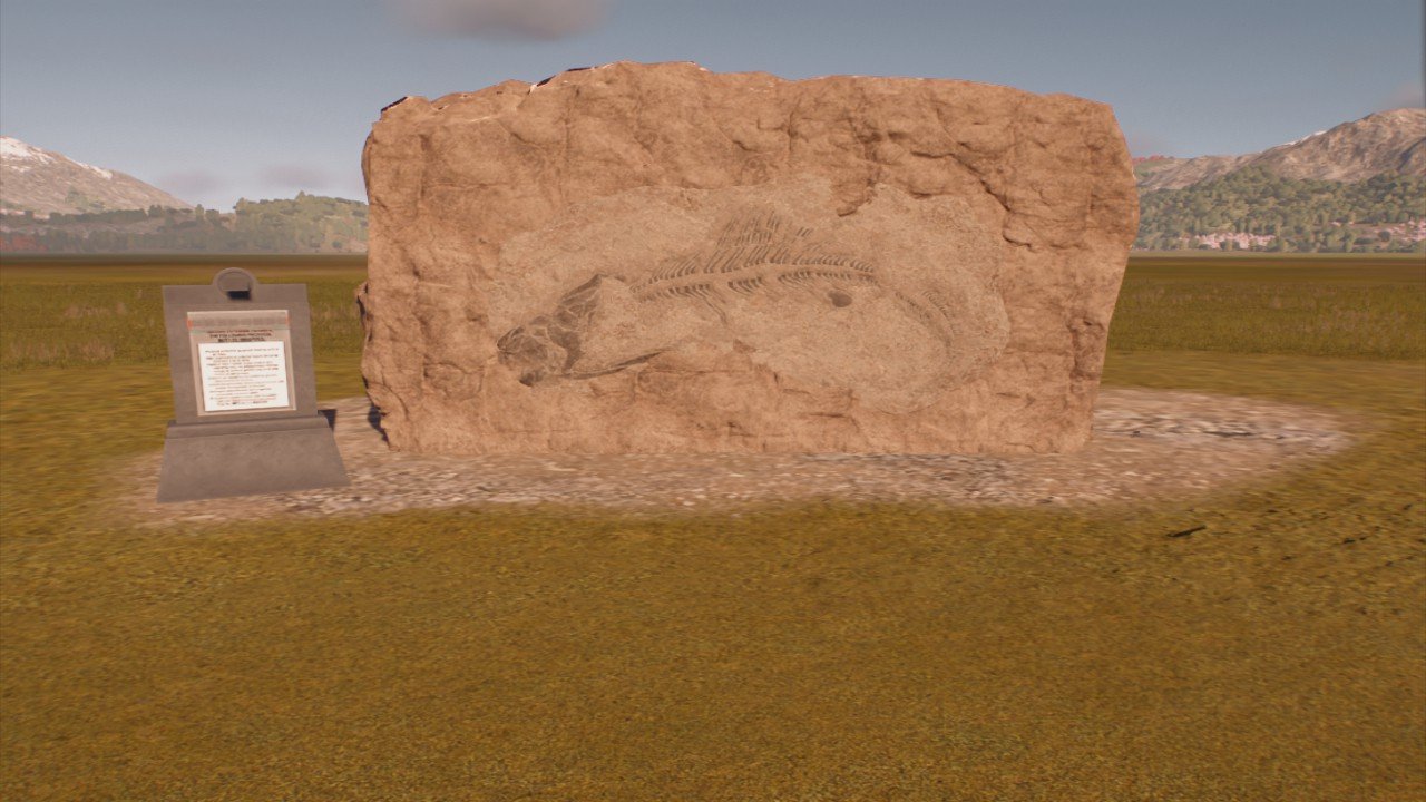 Dunkleosteus Fossil Display - Workshop - Jurassic World Evolution 3