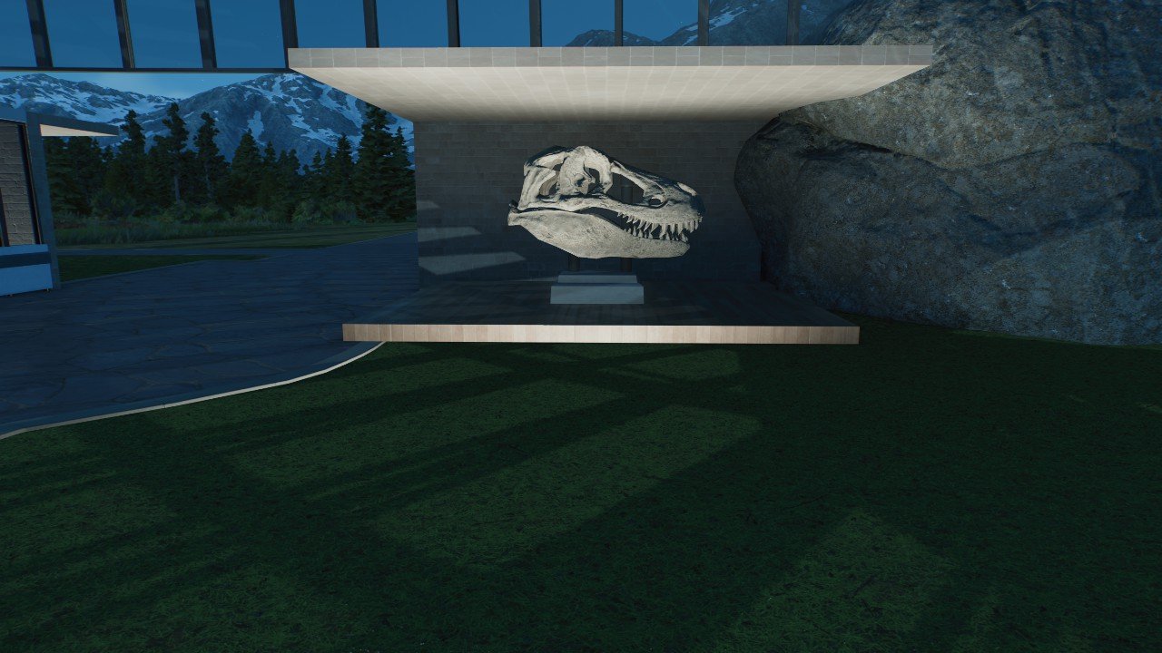 T-Rex Display Skull - Workshop - Jurassic World Evolution 3