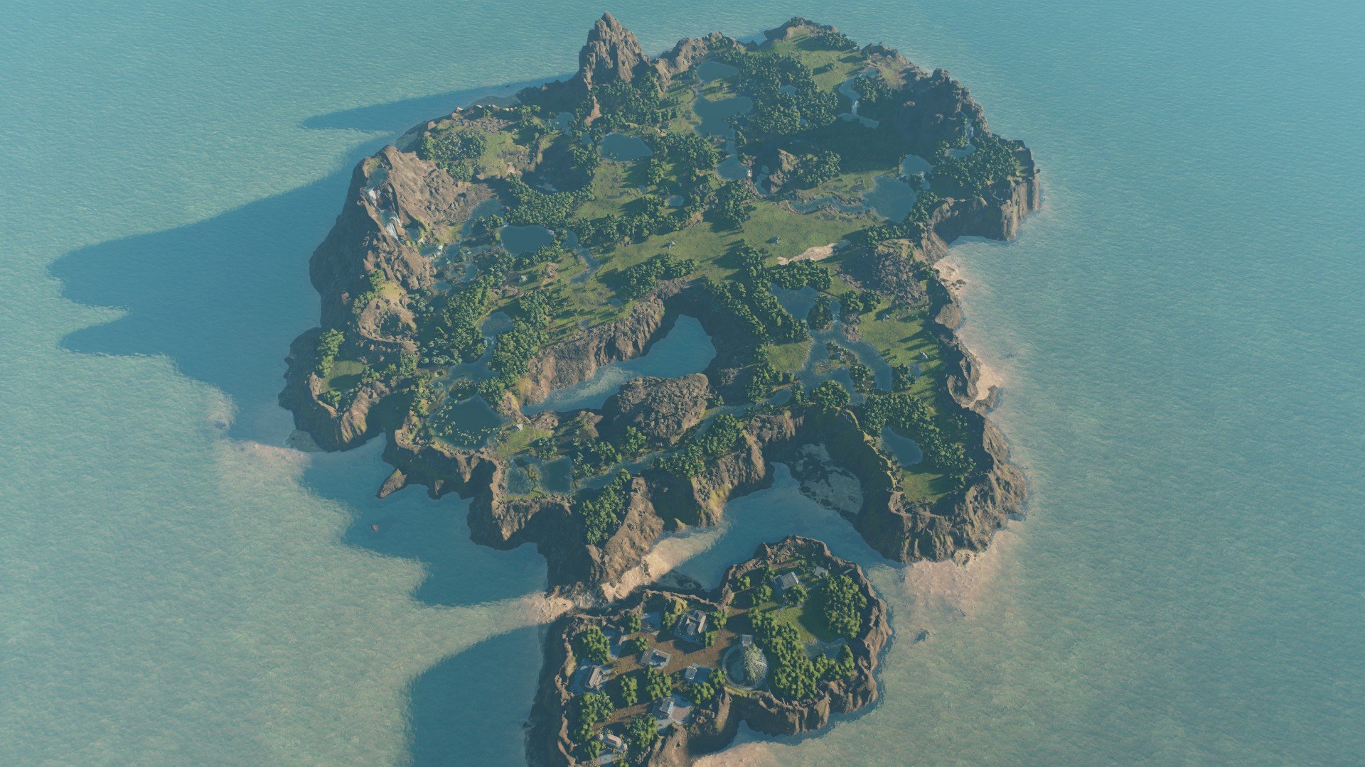 Site B Style Island, ready for dinos!