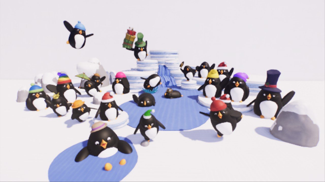 Penguin Animatronics SET