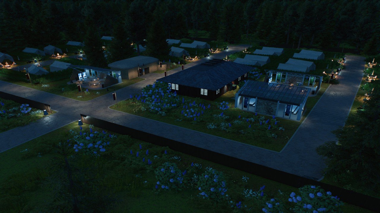 Tent camp small hotel