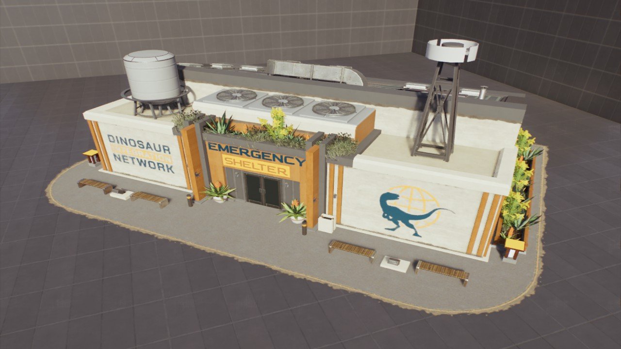 DIN Emergency Shelter - Workshop - Jurassic World Evolution 3