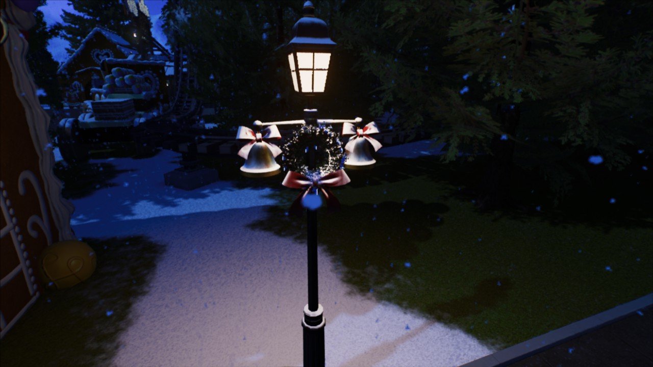 festive christmas light