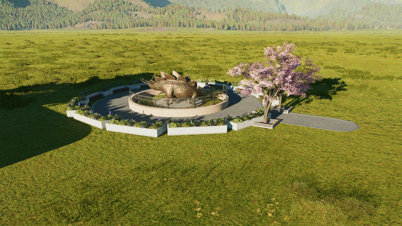 Stego Habitat entrence - Workshop - Jurassic World Evolution 3