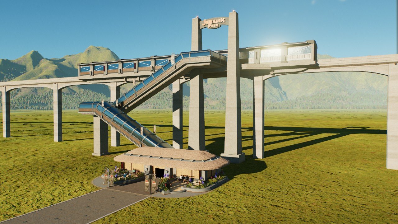 Jurassic Park Monorail Station