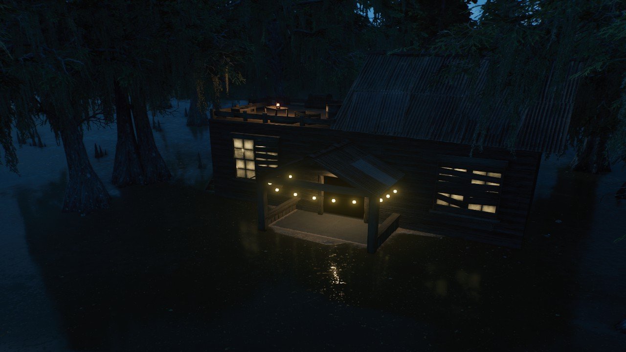  Swamp  theme Restroom