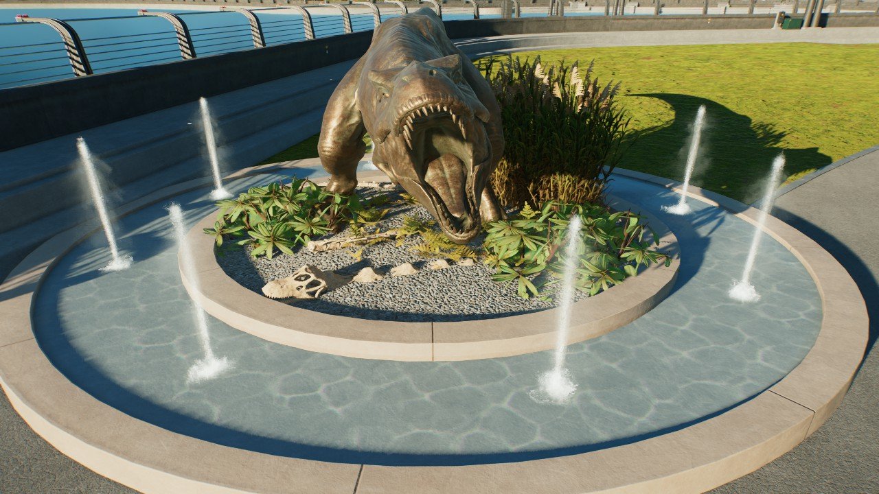 Trex fountain