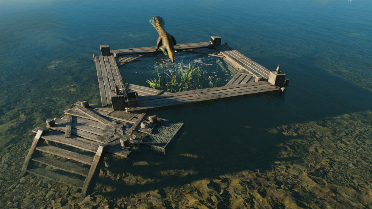 wooden wetlands fish feeder 