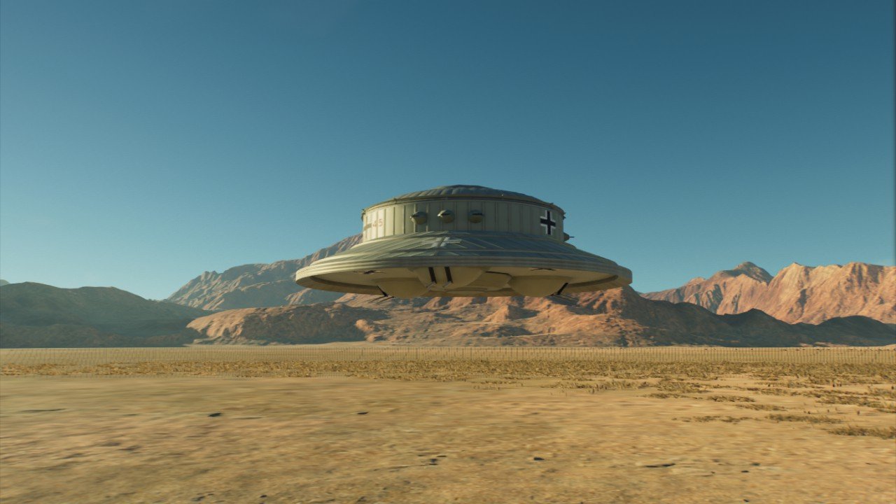HAUNEBU II FLUGSCHEIBE accurate replica flying saucer