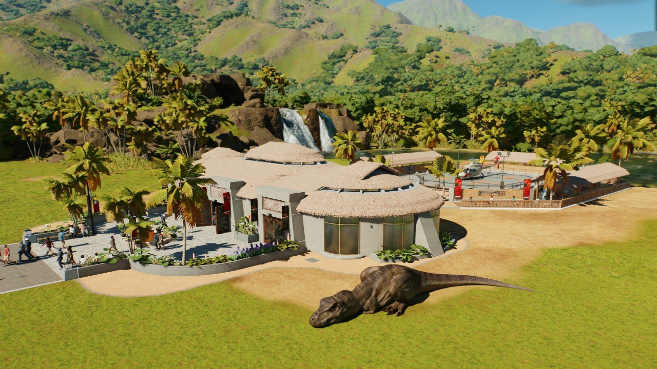 Return to Jurassic Park - Arrival helipad