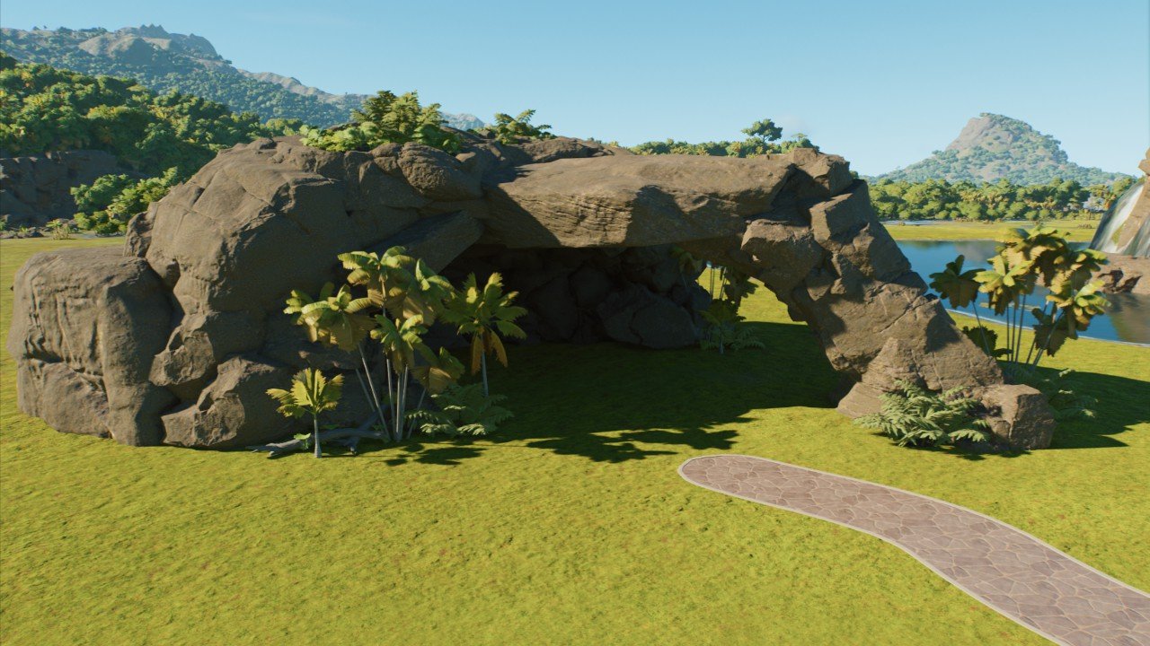 GR Dino Rock Shelter - Large - Workshop - Jurassic World Evolution 3