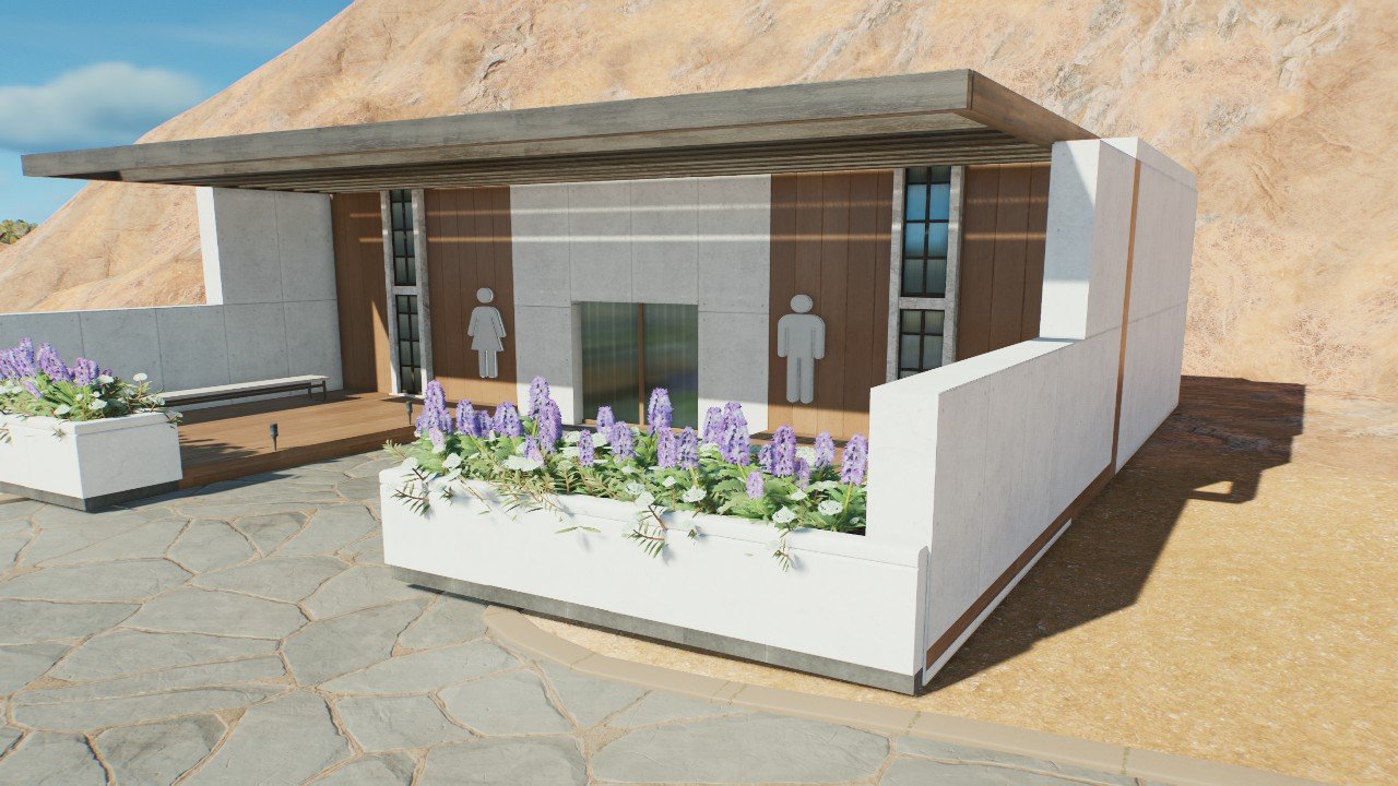 Modern restroom - Workshop - Jurassic World Evolution 3