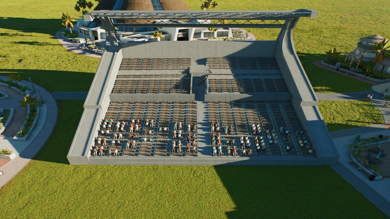 Lagoon viewing gallery deco jw - Workshop - Jurassic World Evolution 3