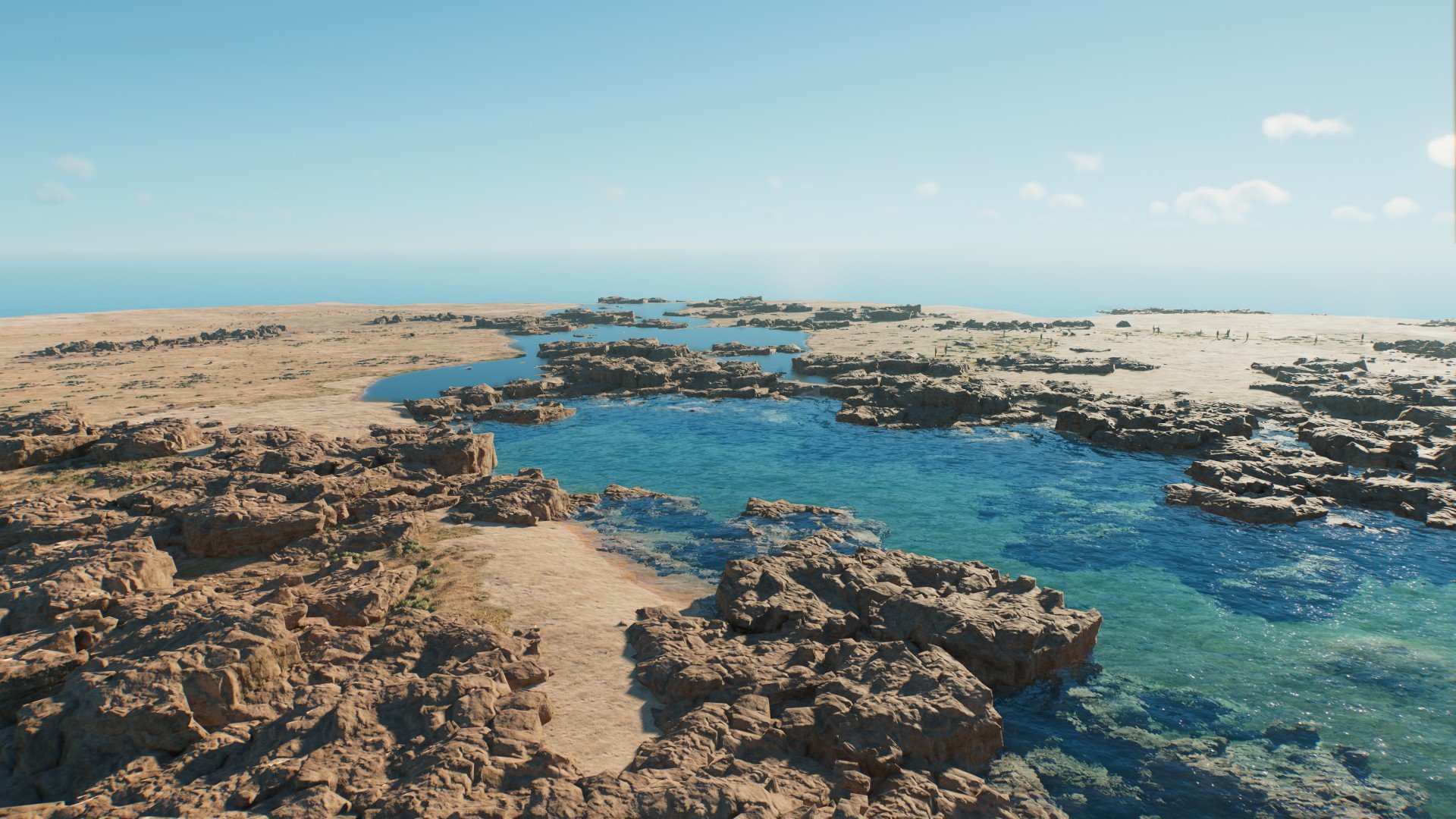 rock plane island
