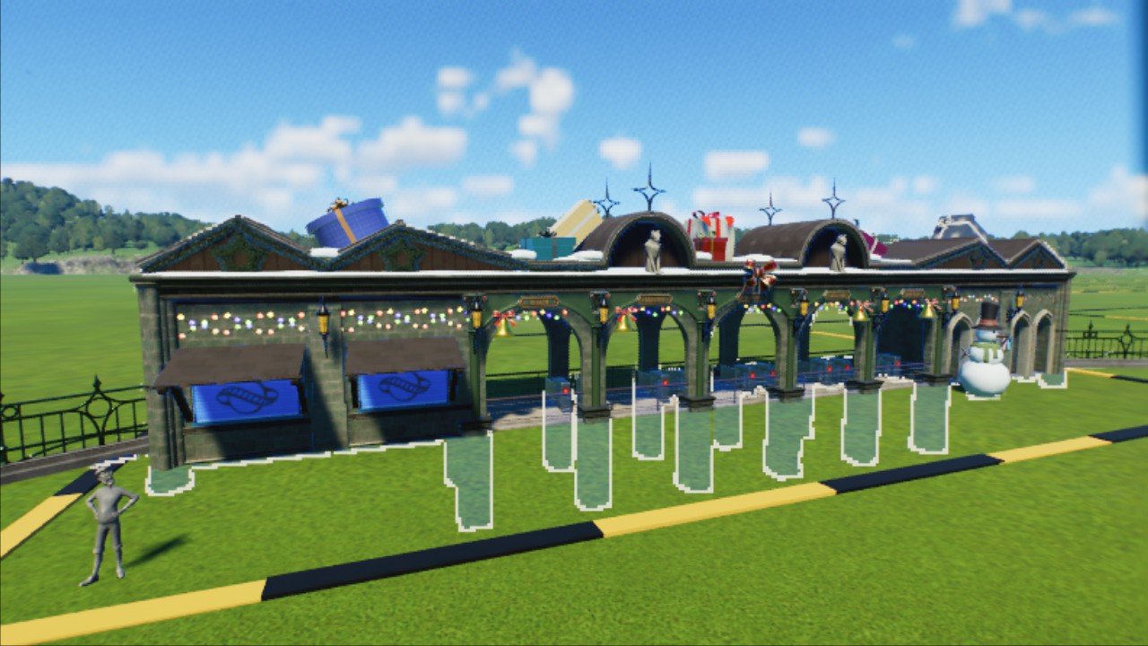 Festive Park Entrance