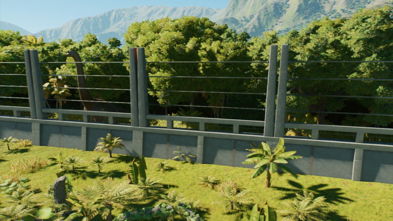 JP massive fence - Workshop - Jurassic World Evolution 3