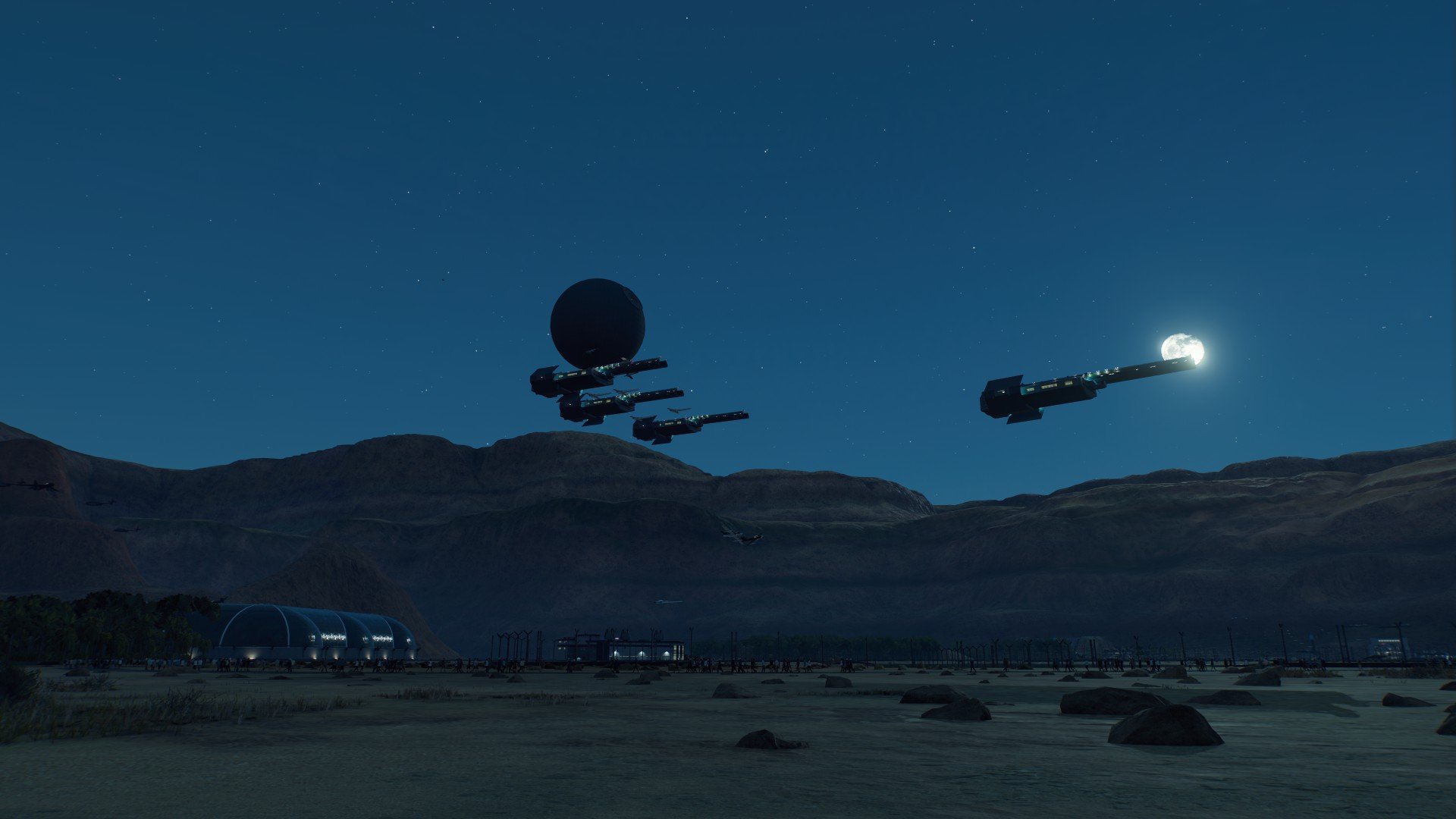 High tech military park