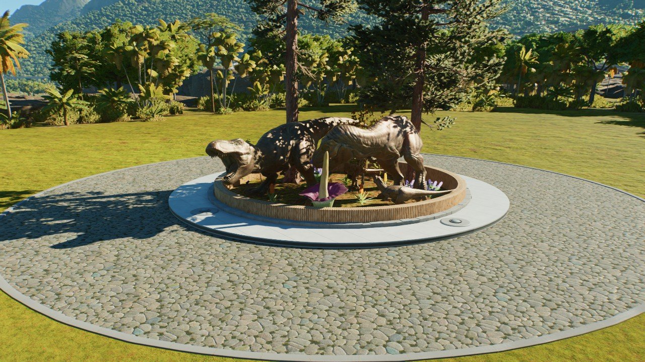 Trex statue - Workshop - Jurassic World Evolution 3