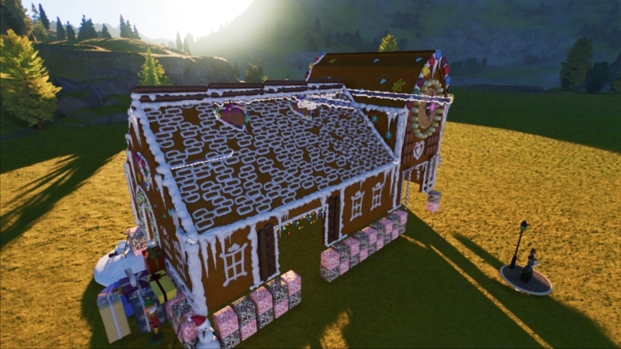 Gingerbread Train Station