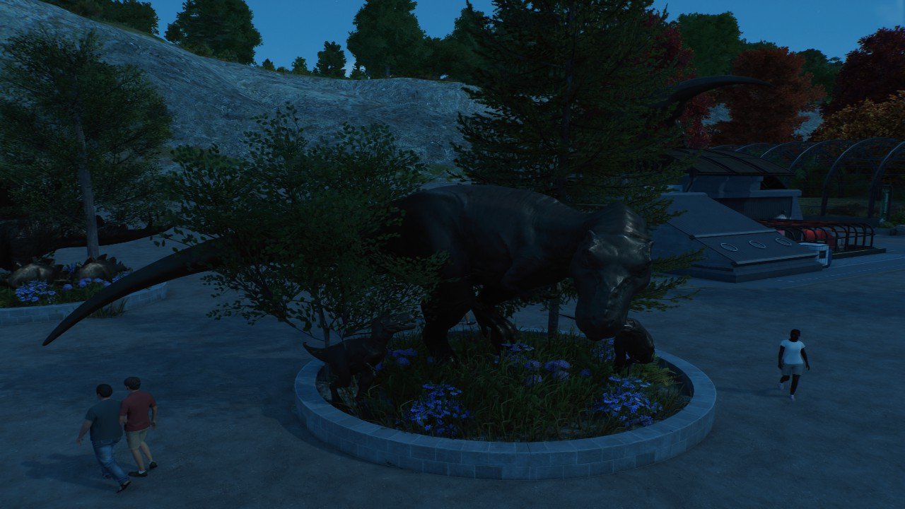 Trex statue - Workshop - Jurassic World Evolution 3