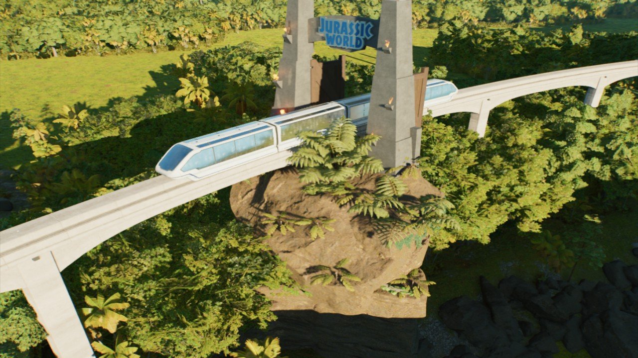 Jurrasic world monorail gate - Workshop - Jurassic World Evolution 3