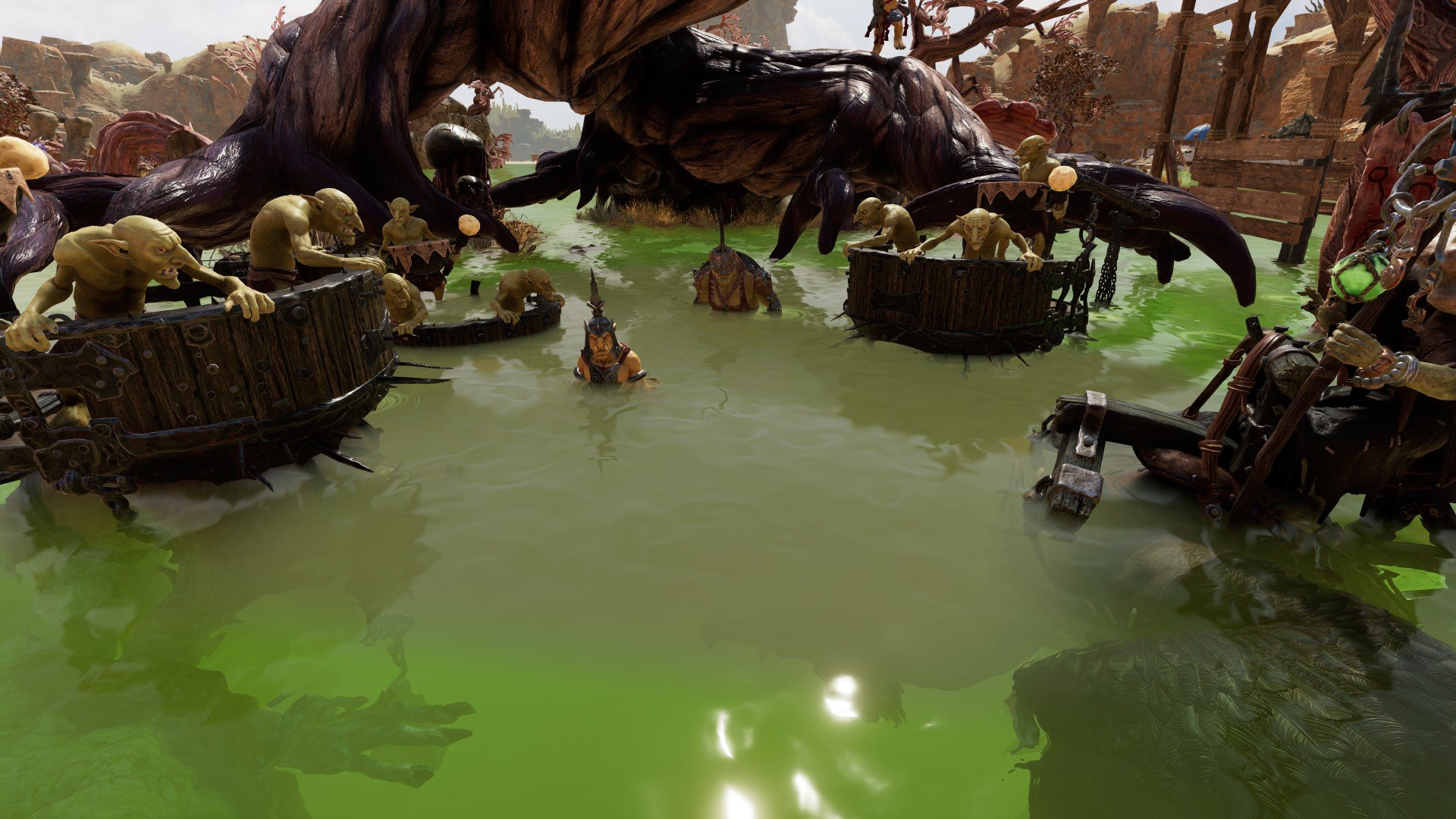 Froggorfs stinky hot tub