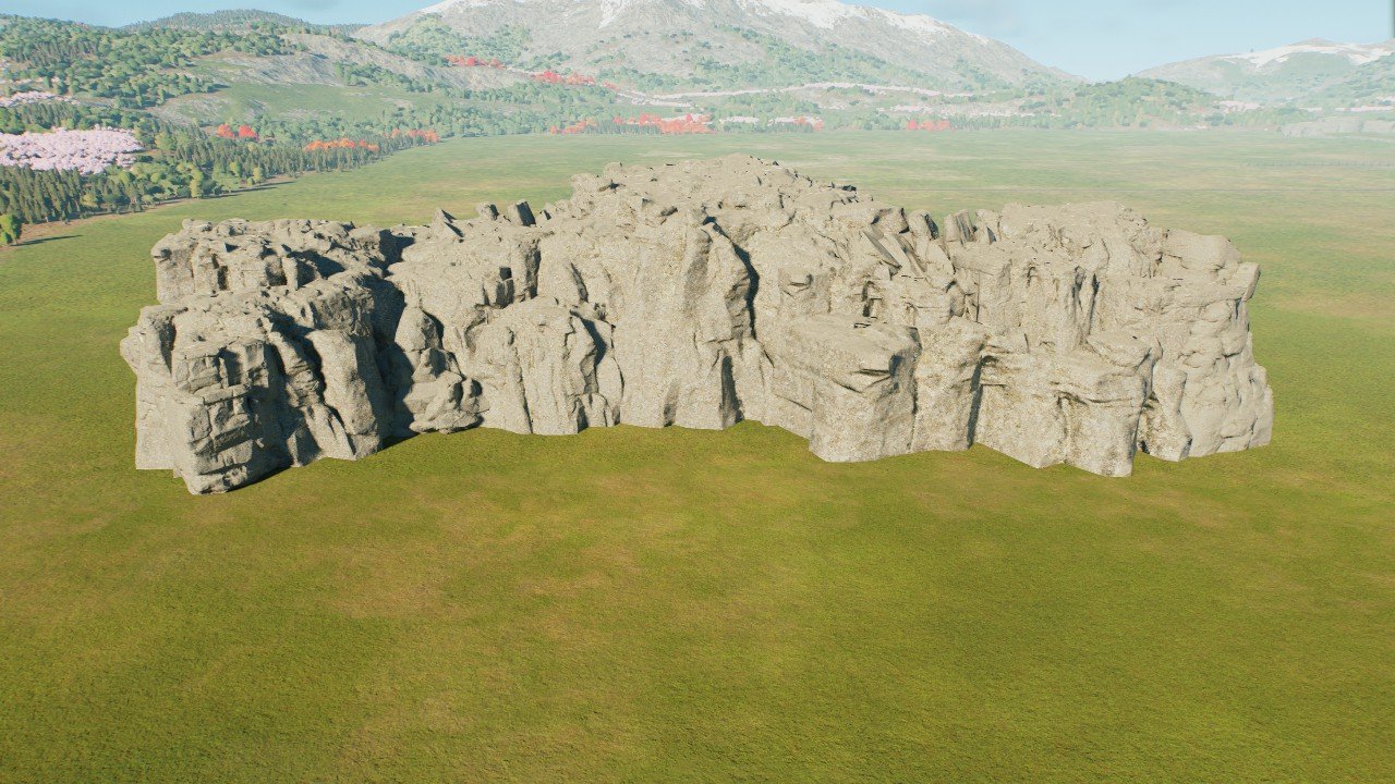 Large Natural Rock Formation - Workshop - Jurassic World Evolution 3