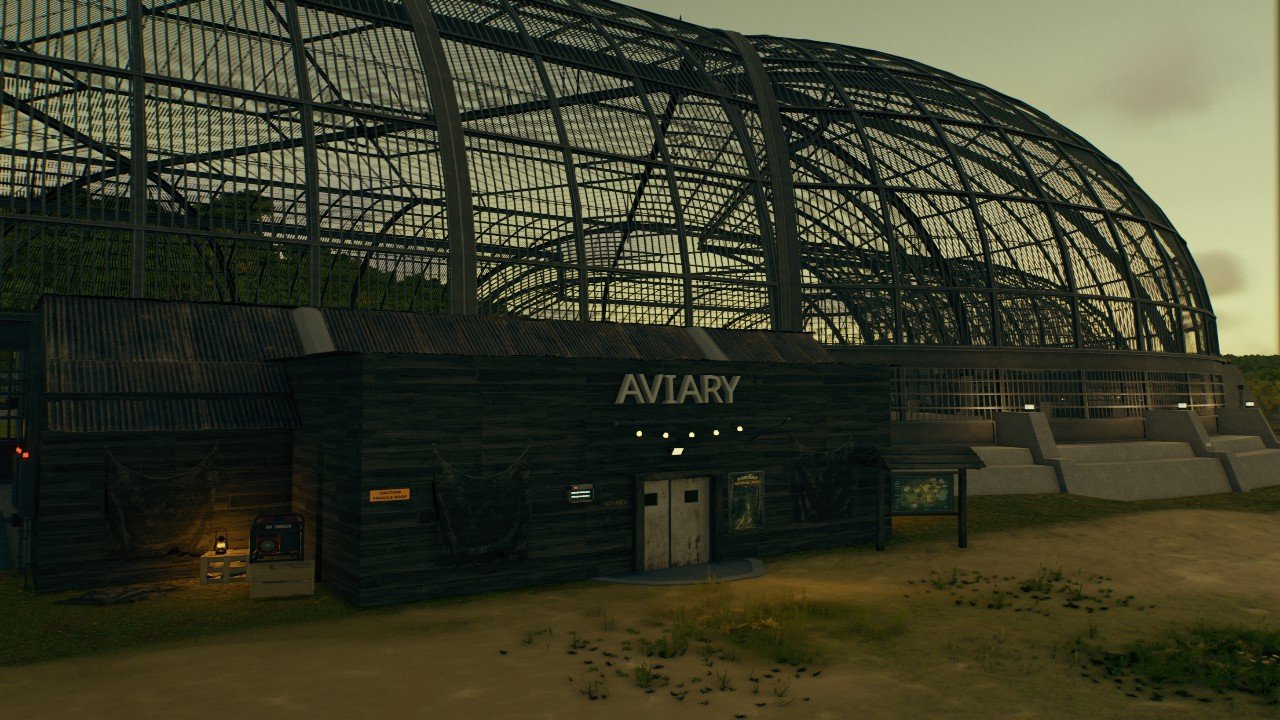 Wetlands Aviary viewing gallery - Workshop - Jurassic World Evolution 3