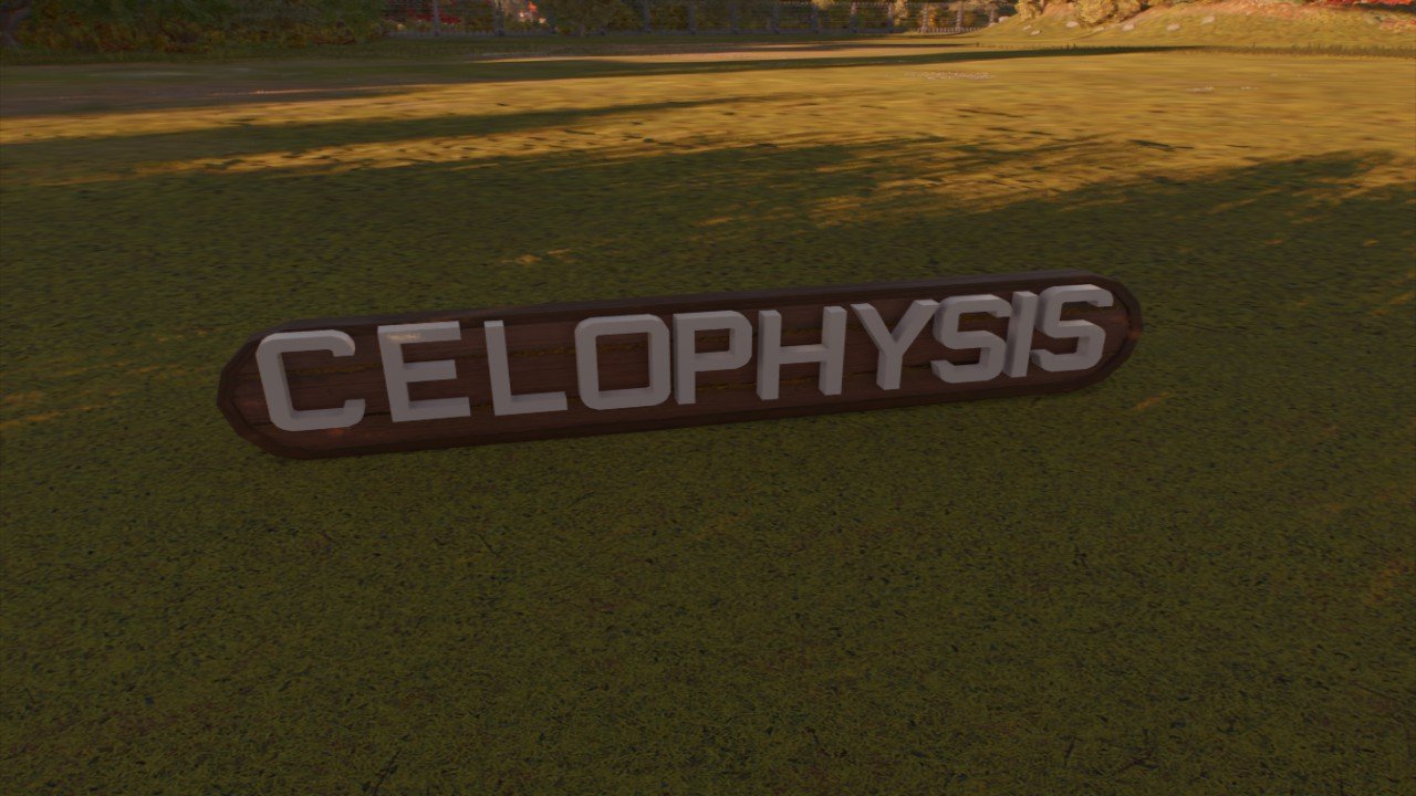 Celophysis sign