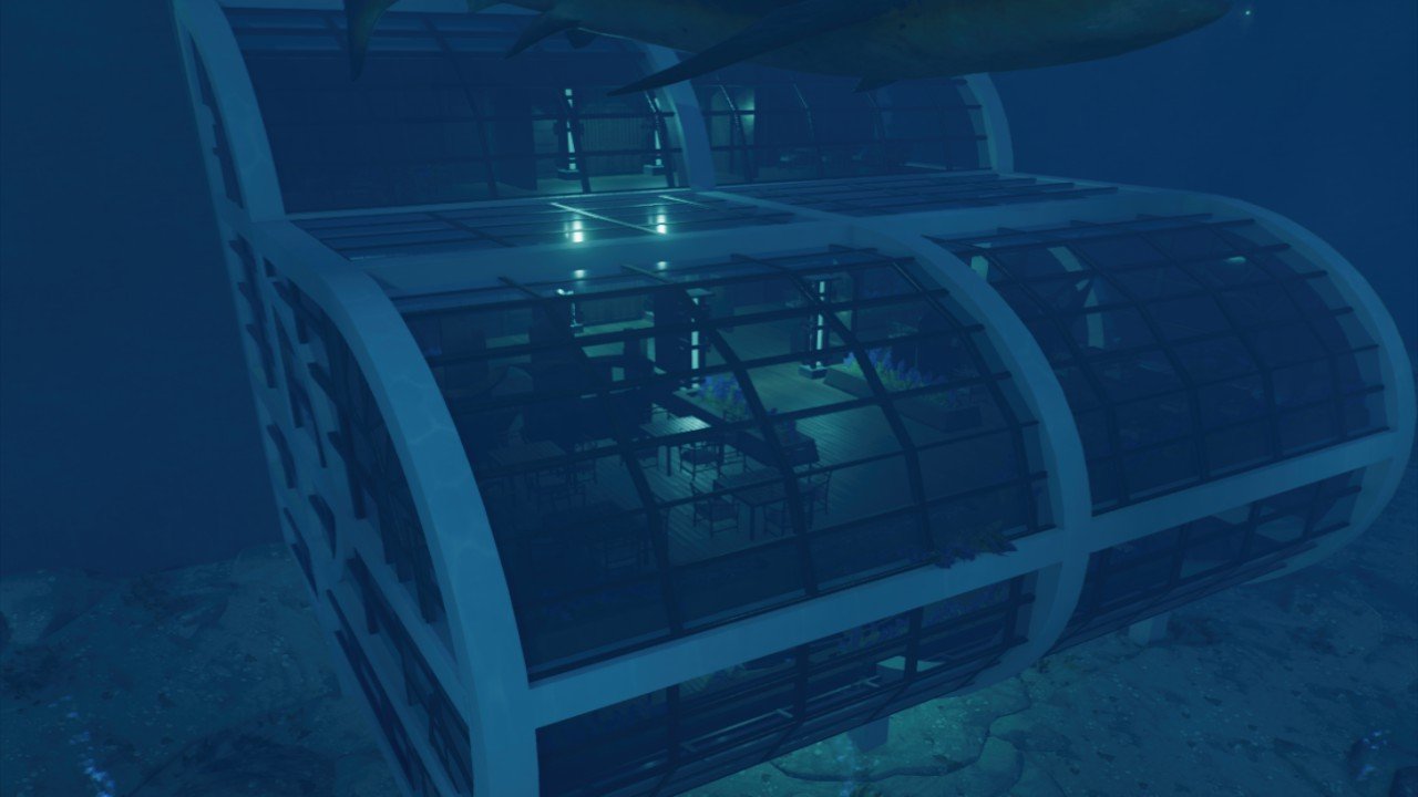 Underwater Restaurant Viewing Gallery 