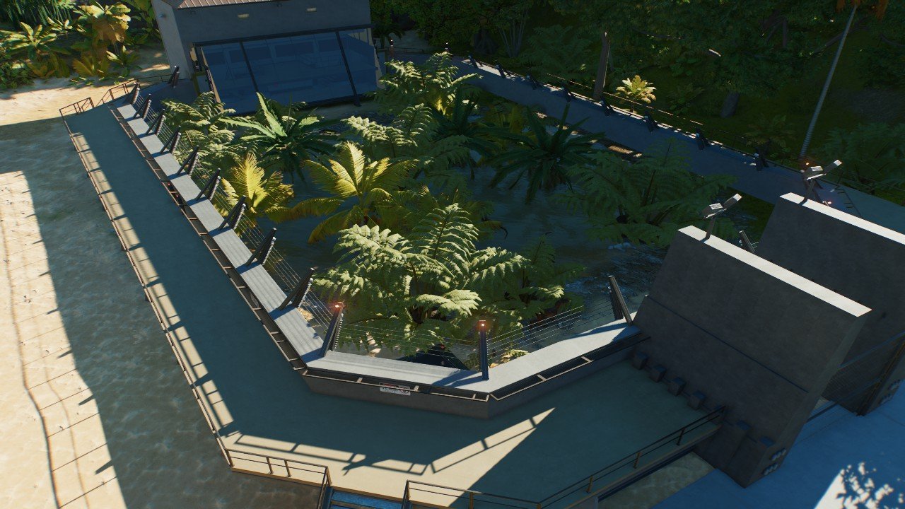 Ark Raptor Enclosure Rapter enclosure from Jurassic park - Workshop - Jurassic World Evolution 3