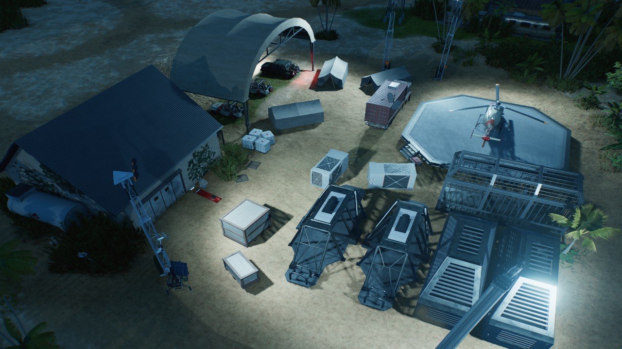 Over grown Response facility - Workshop - Jurassic World Evolution 3
