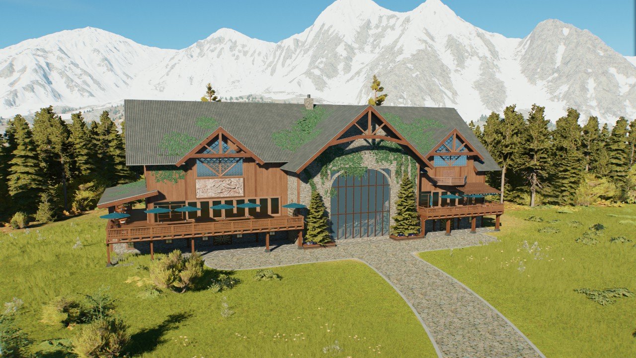 Expedition center and staff center: Jurassic lodge build set