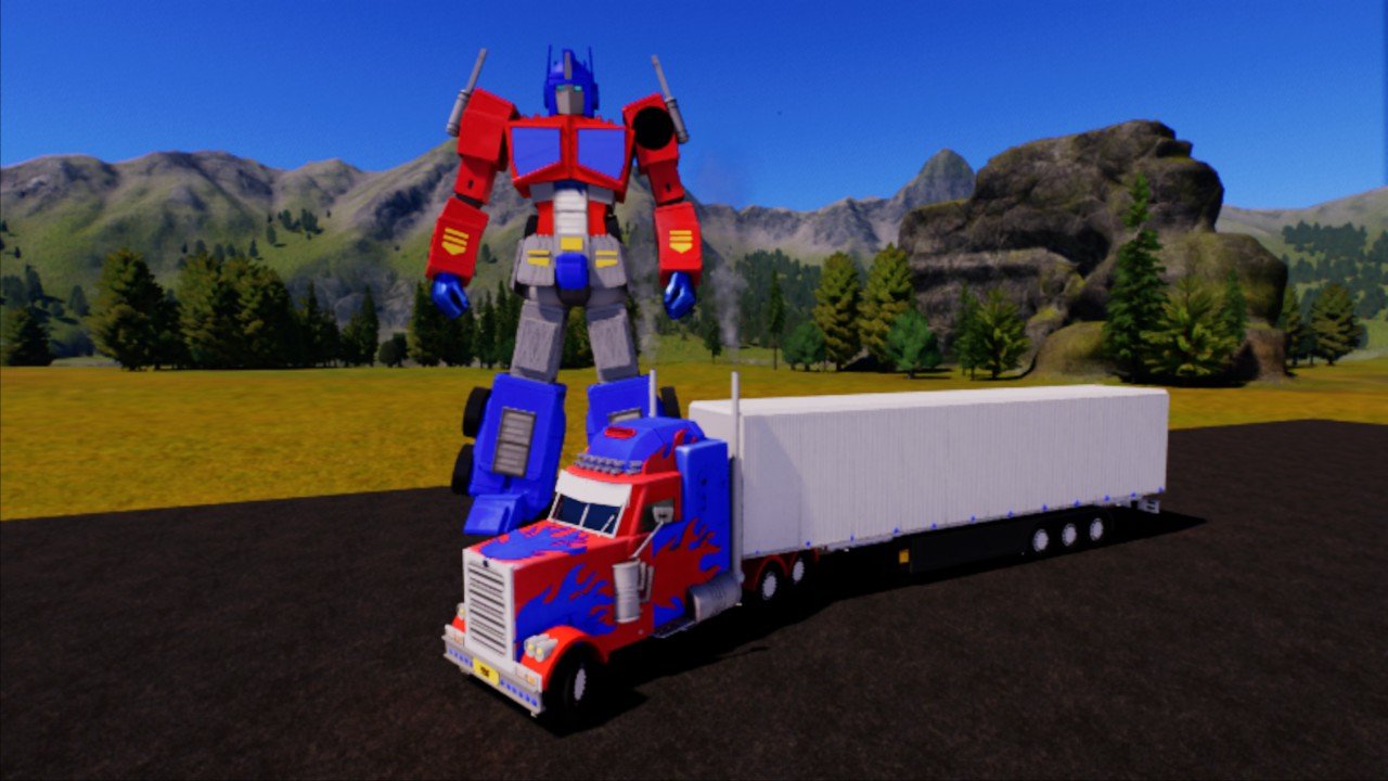 Transformers optimus prime truck