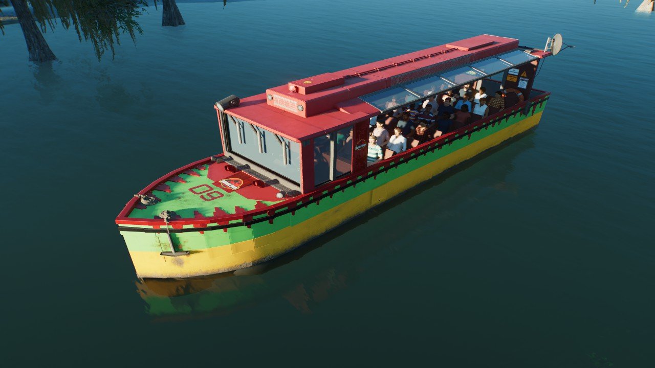 Jurassic Park Swamp Tour Boat