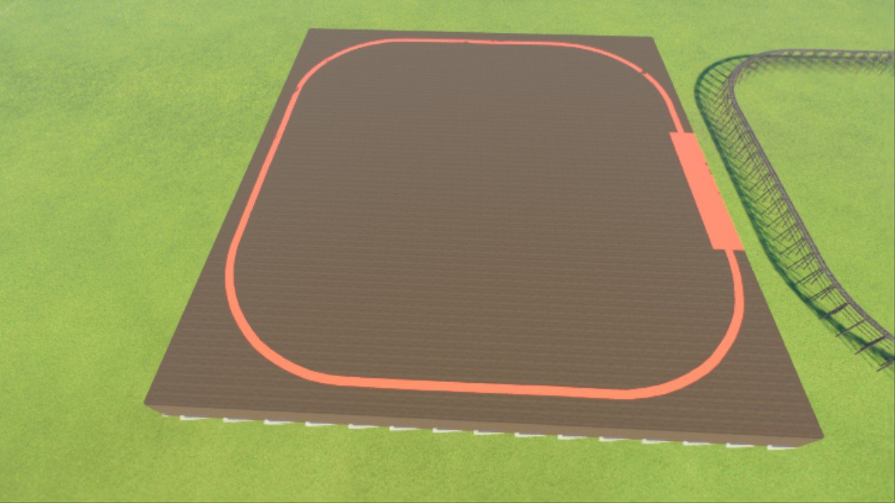 Empty Christmas Village Base