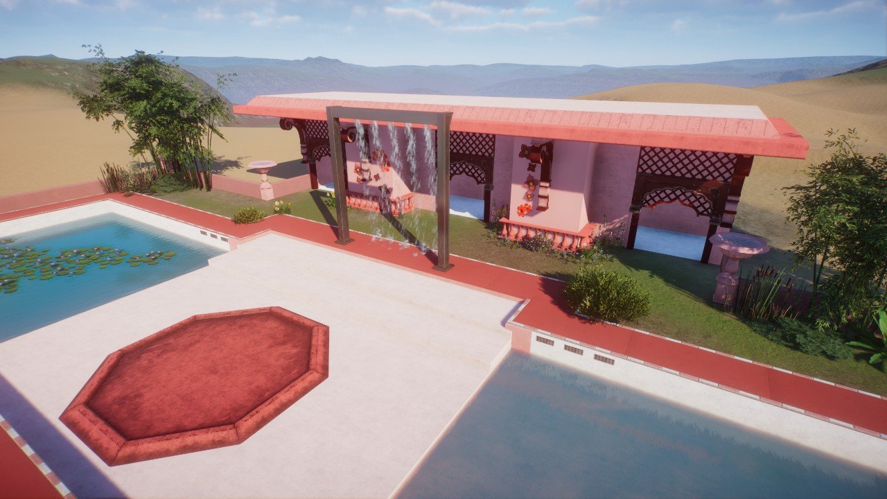 Flamingo habitat