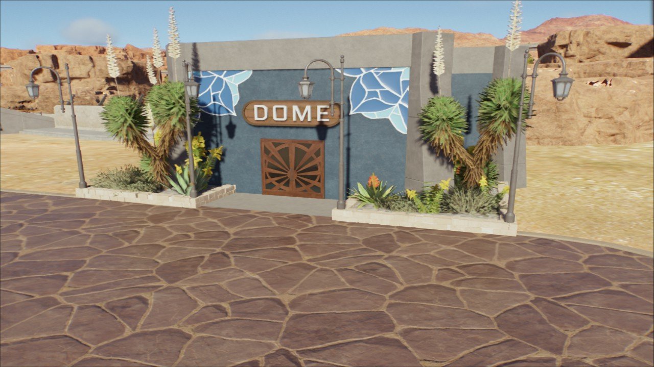 Viewing Dome Entrance - Workshop - Jurassic World Evolution 3