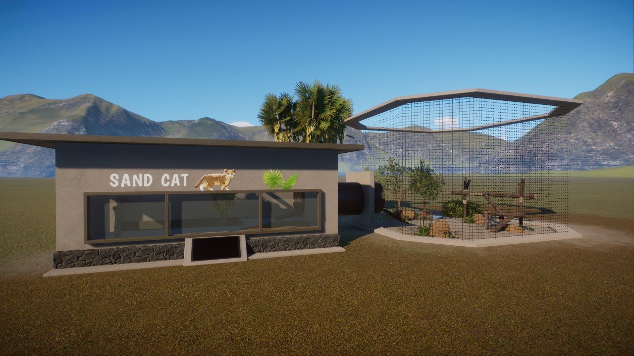 Sand cat habitat