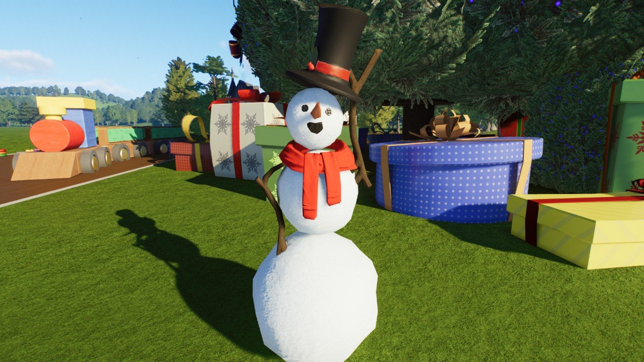 Snowman with Top Hat
