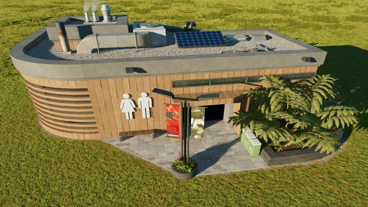 Jurassic Park Wood Collection Toilets - Workshop - Jurassic World ...