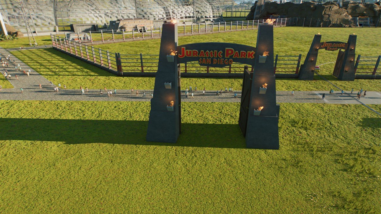 JPSD LARGE OPEN GATE - Workshop - Jurassic World Evolution 3