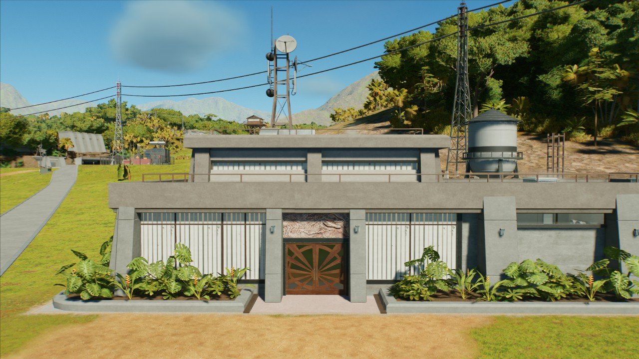 Jurassic Park Staff Center 1993 - Workshop - Jurassic World Evolution 3